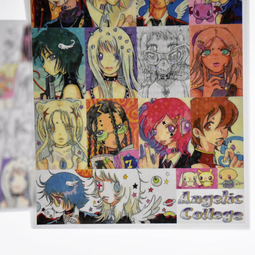 Oliwa Angelic College Character Photo Grid Seamless Sticker