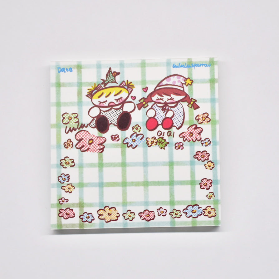 lululusparrow Quiet Picnic Time Memo Pad