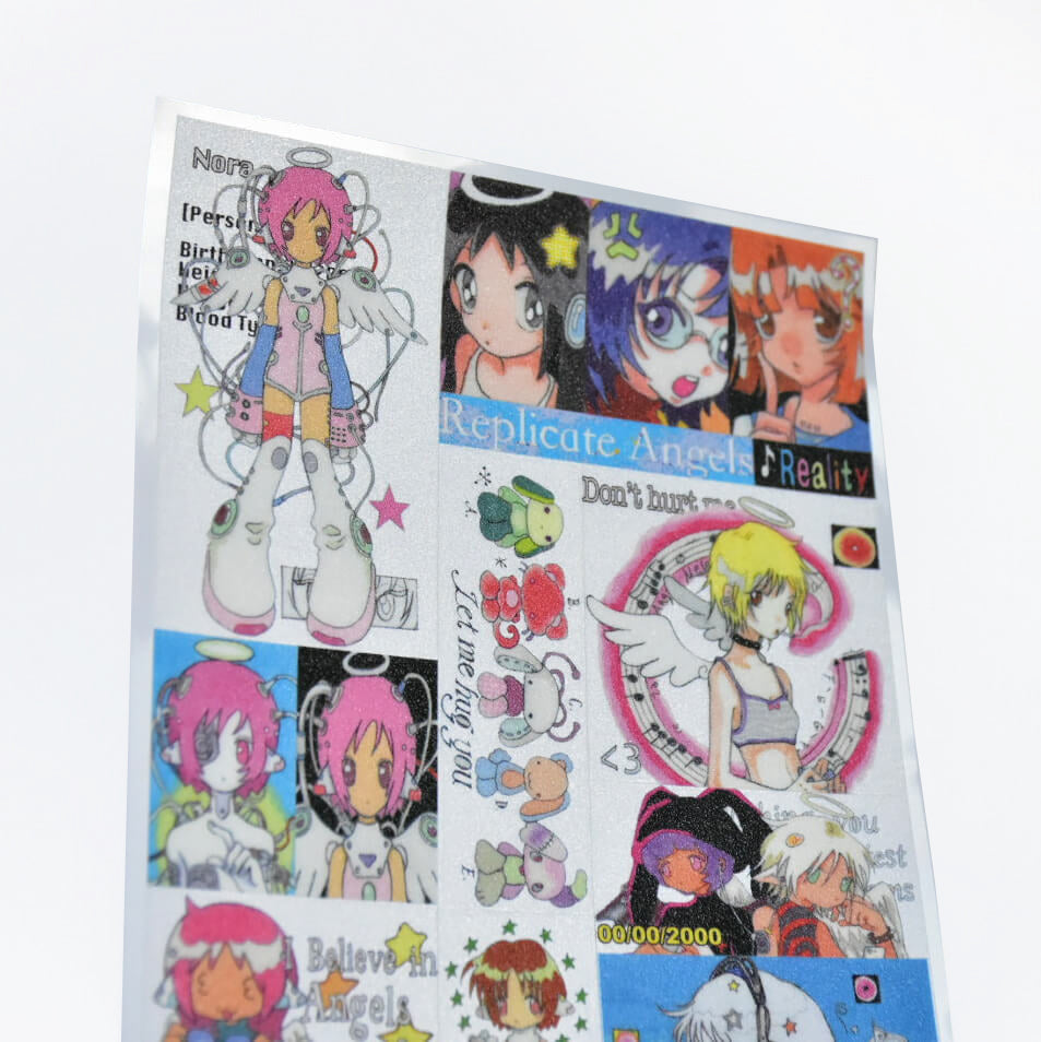 Oliwa Glitter Seamless Sticker – Replicate Angel