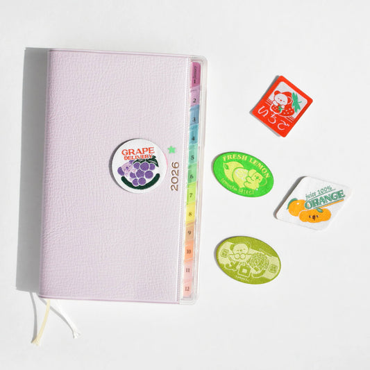 tomochii FRUITS Collection Woven Label Fabric Sticker