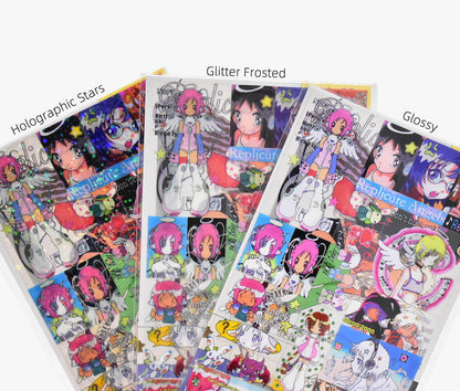 Oliwa Glitter Seamless Sticker – Replicate Angel