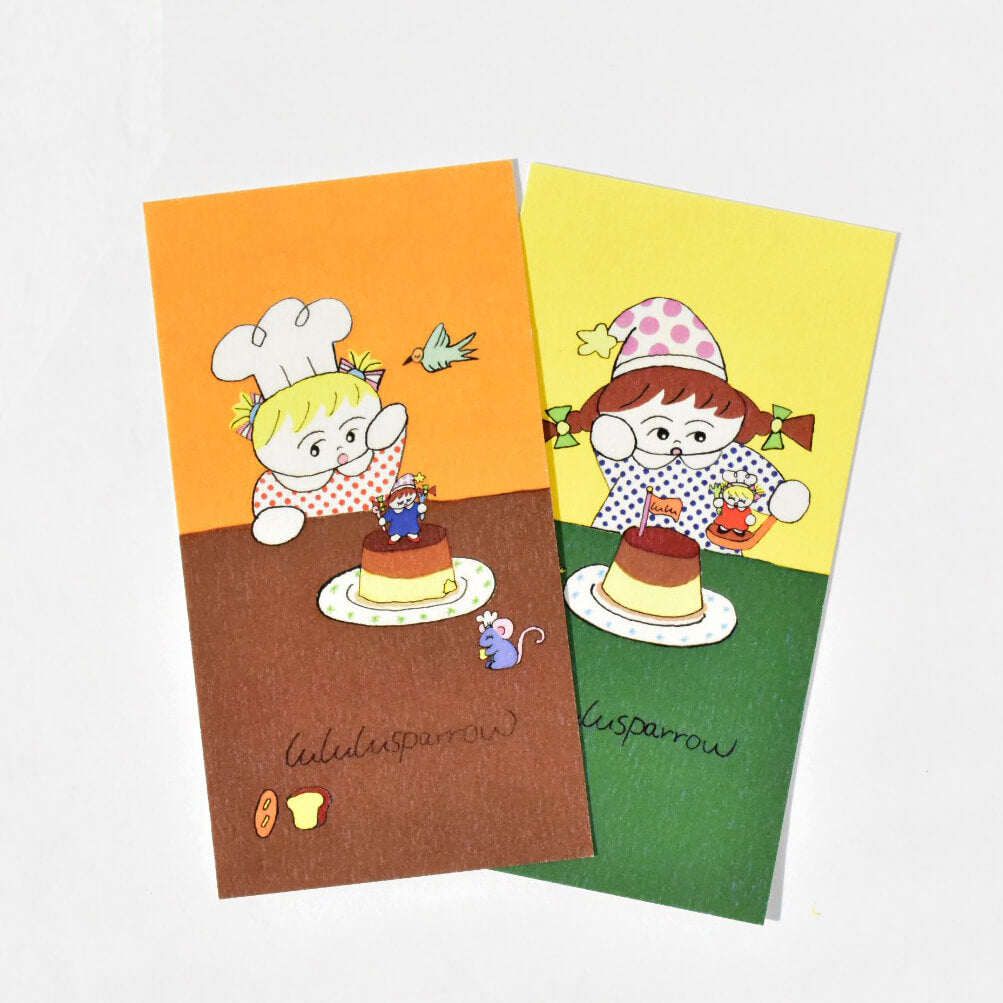 lululusparrow Pudding Time Bookmark Set (2 Single-Sided)