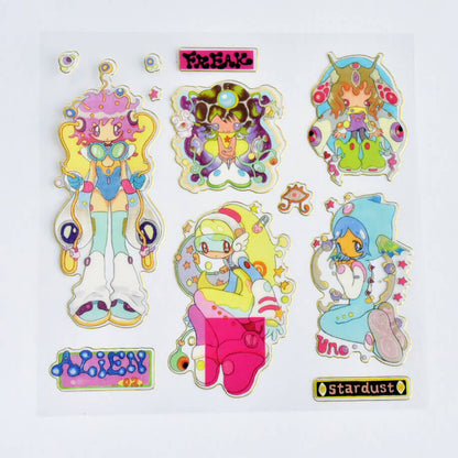 Oliwa CD-Style Gold-Edge Sticker Set – FREAK02