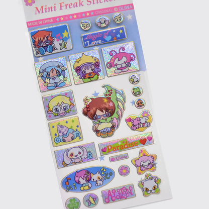 Oliwa Mini Freak Holographic Gilded Edge Sticker Sheet