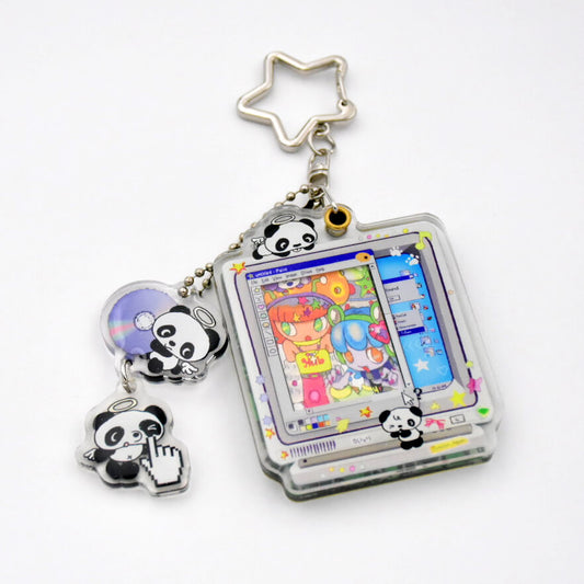 Oliwa Mini Panda Frame Magnet Keychain – Mini Panda Computer