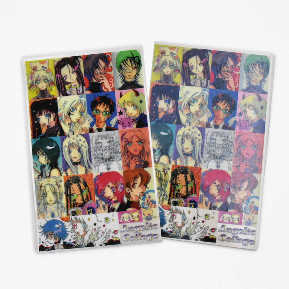 Oliwa Angelic College Character Photo Grid Seamless Sticker