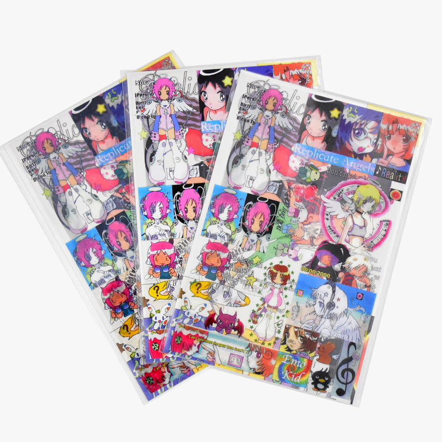 Oliwa Glitter Seamless Sticker – Replicate Angel