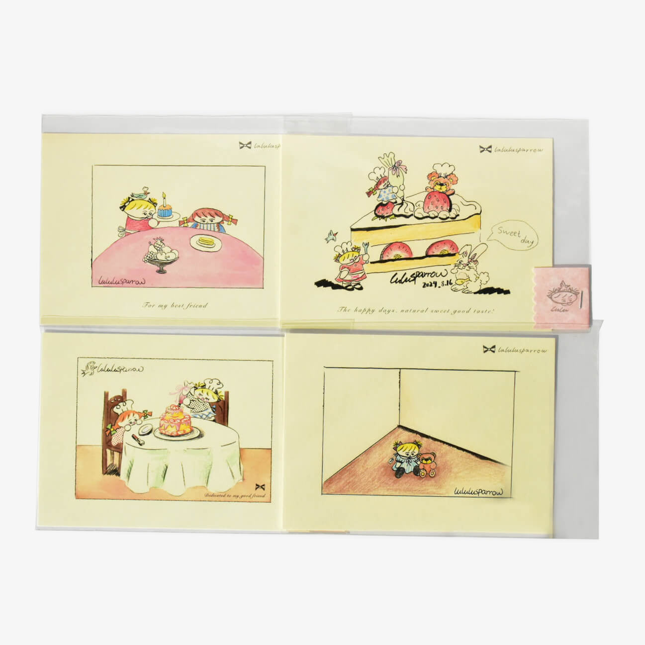 lululusparrow Illustrated Postcard II