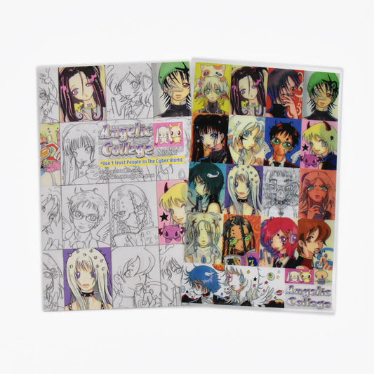 Oliwa Angelic College Character Photo Grid Seamless Sticker