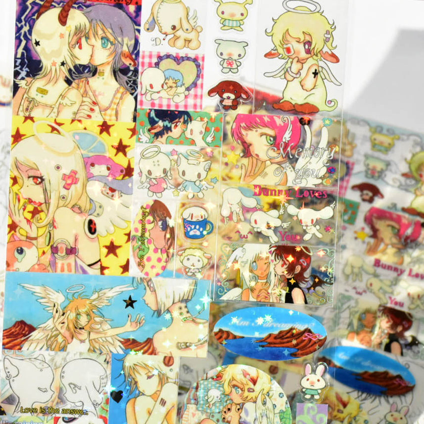 oliwa Angel’s Lullaby Seamless Grid Sticker