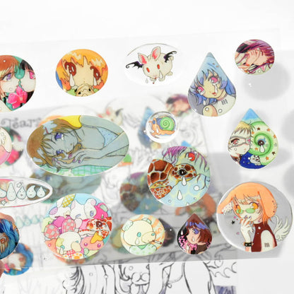 Oliwa Digital Tears Glitter Sticker