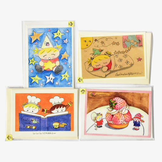 lululusparrow Postcard & Envelope Set