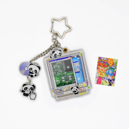 Oliwa Mini Panda Frame Magnet Keychain – Mini Panda Computer