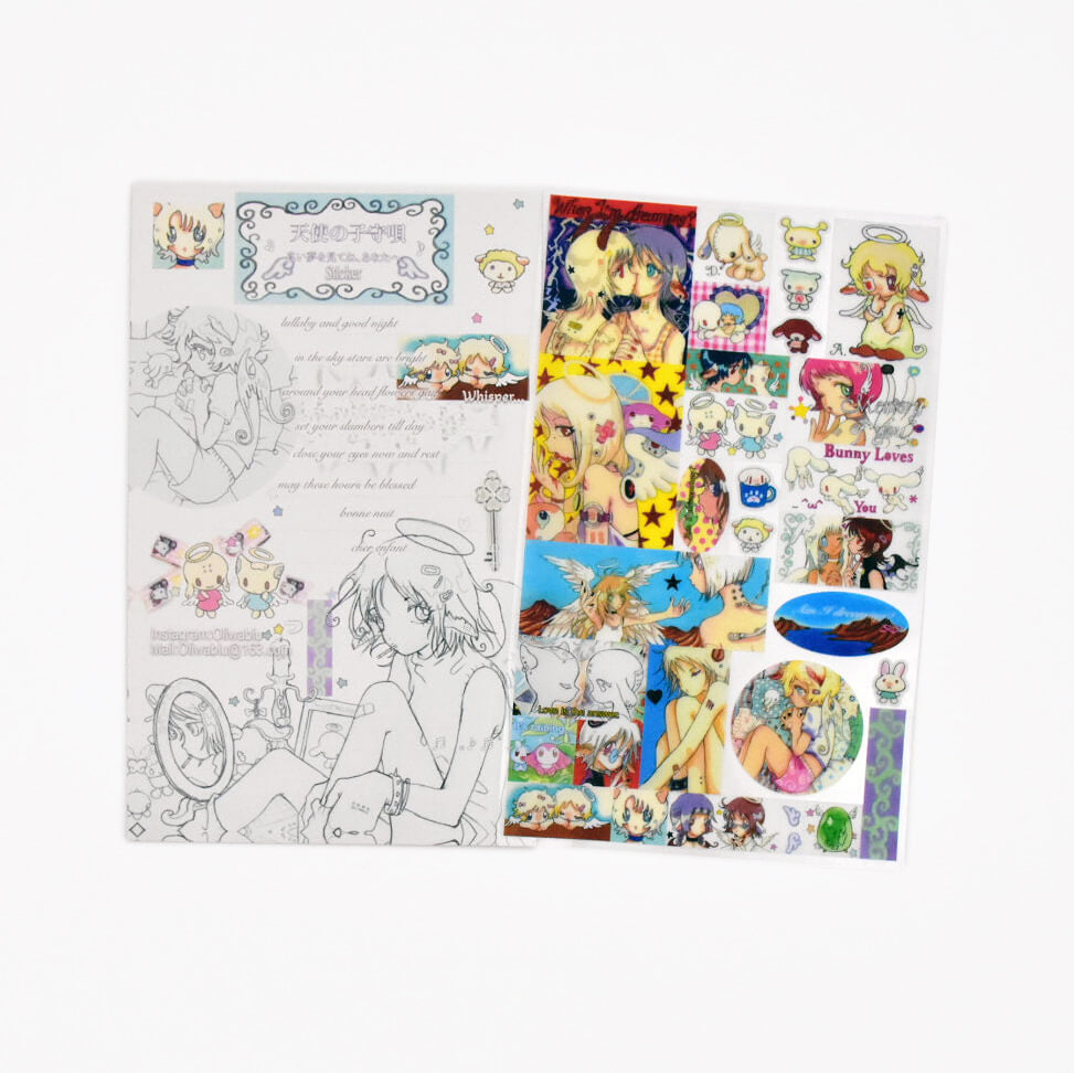 oliwa Angel’s Lullaby Seamless Grid Sticker