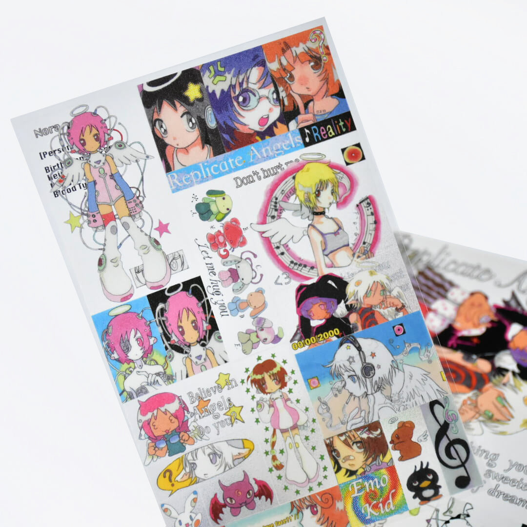 Oliwa Glitter Seamless Sticker – Replicate Angel