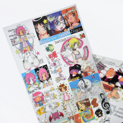 Oliwa Glitter Seamless Sticker – Replicate Angel