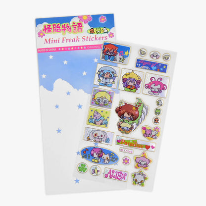 Oliwa Mini Freak Holographic Gilded Edge Sticker Sheet