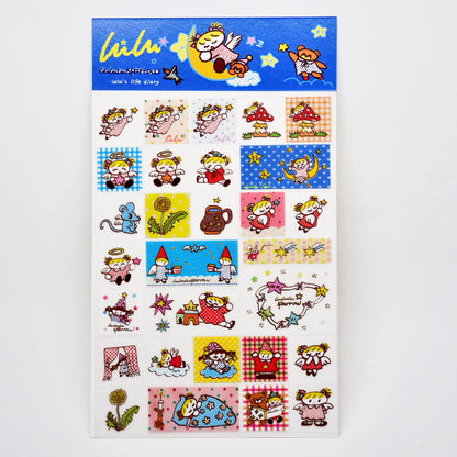 lululusparrow Glitter Sticker – Blue Angel