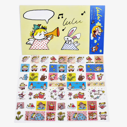 lululusparrow Glitter Sticker – Blue Angel