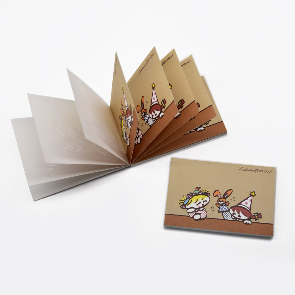 lululusparrow Playtime Friends Memo Pad