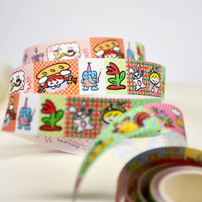 lululusparrow Vintage Plaid Shimmer Washi Tape