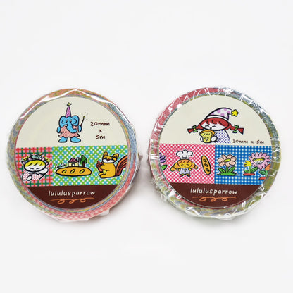lululusparrow Vintage Plaid Shimmer Washi Tape