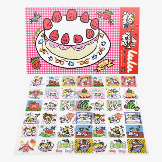 lululusparrow Glitter Sticker – Strawberry Cake