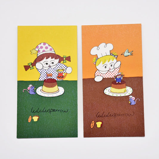 lululusparrow Pudding Time Bookmark Set (2 Single-Sided)