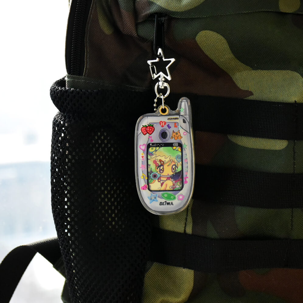 Oliwa Mini Frame Magnet Keychain – Mini Mobile Phone