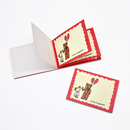 lululusparrow Bear with Balloons Memo Pad
