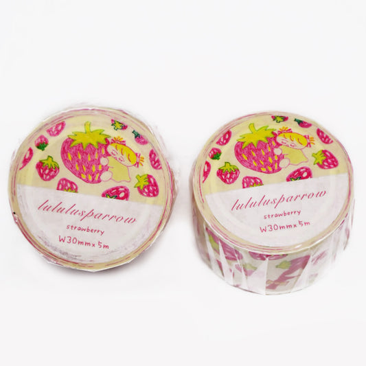 lululusparrow Childhood Strawberry Scent Washi Tape