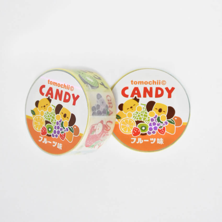 tomochii FRUITS Collection Plush Fruit Washi Tape – Candy Wrapper