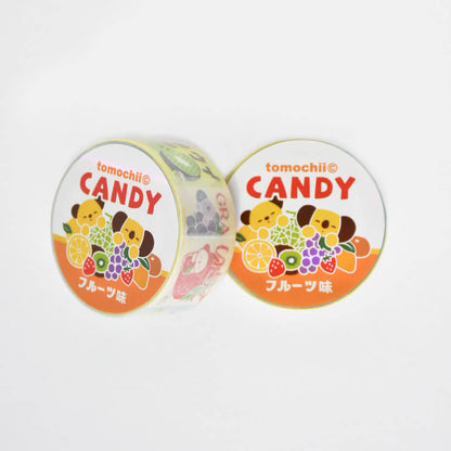tomochii FRUITS Collection Plush Fruit Washi Tape – Candy Wrapper