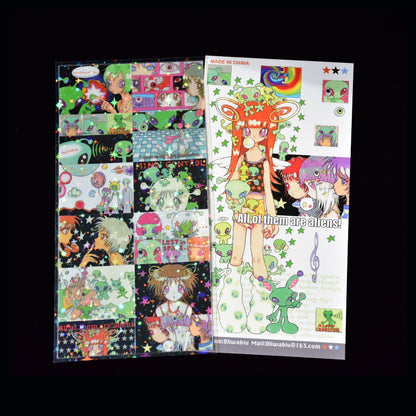 Oliwa Glitter Seamless Sticker – All of Them Are Aliens