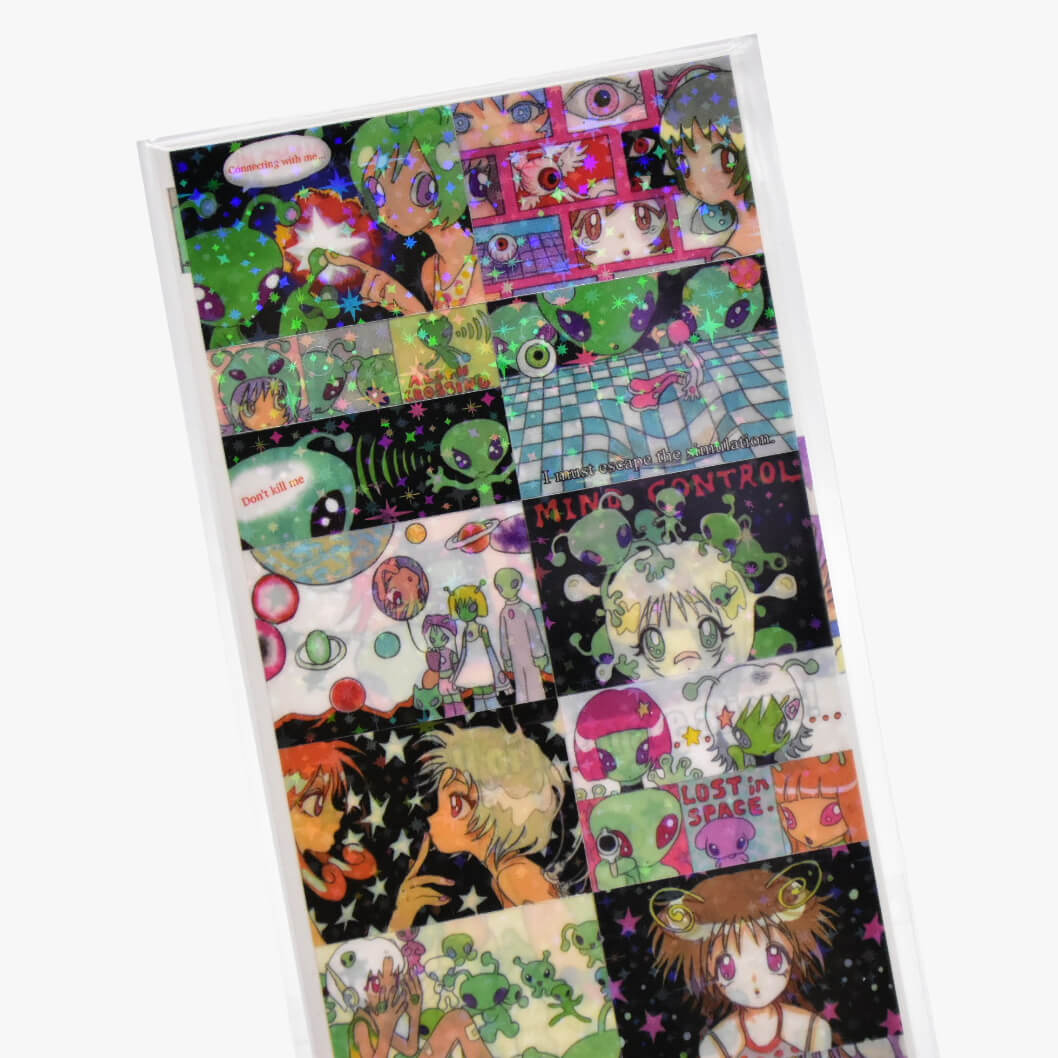 Oliwa Glitter Seamless Sticker – All of Them Are Aliens