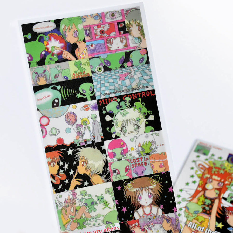 Oliwa Glitter Seamless Sticker – All of Them Are Aliens