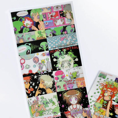 Oliwa Glitter Seamless Sticker – All of Them Are Aliens