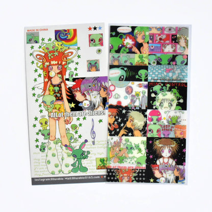 Oliwa Glitter Seamless Sticker – All of Them Are Aliens