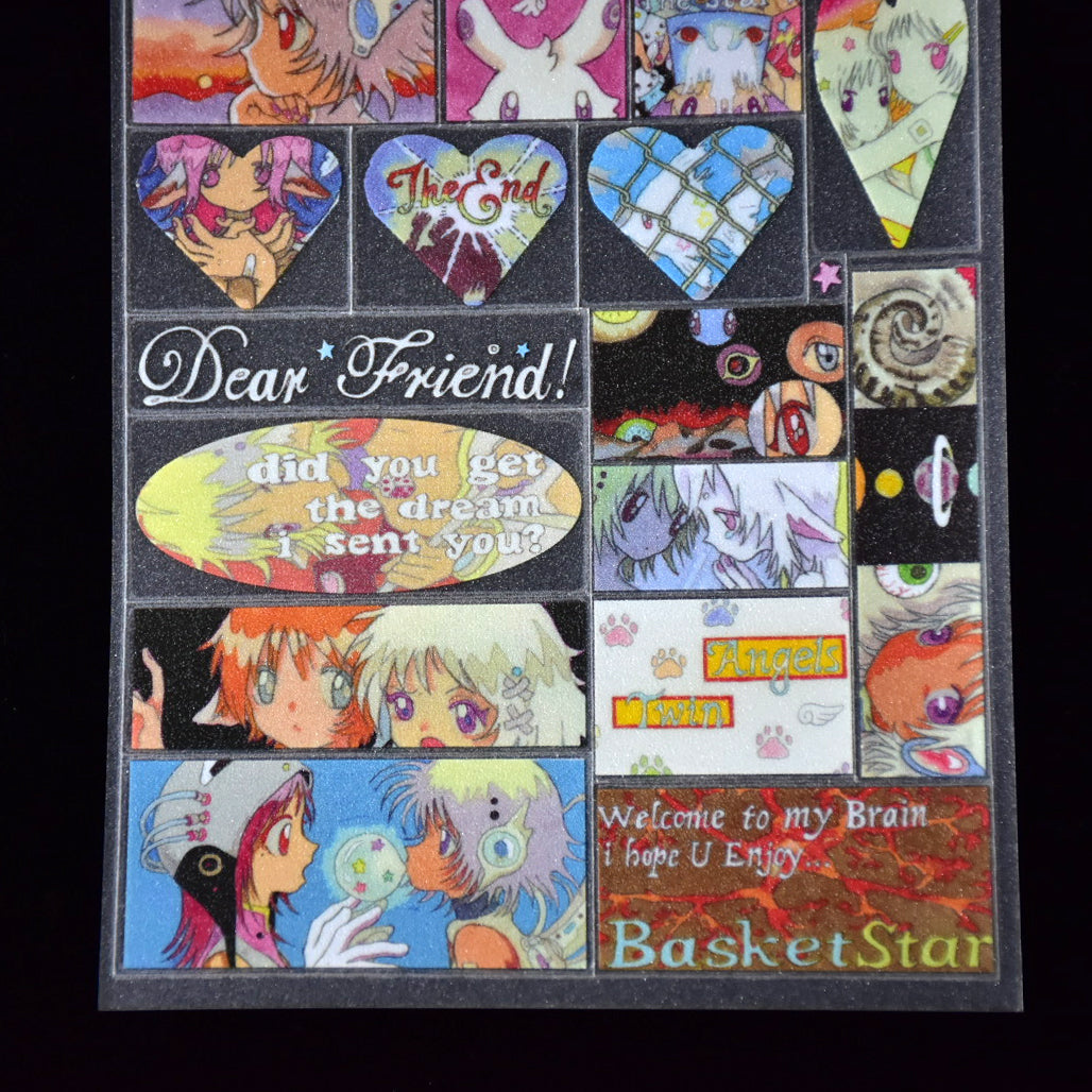 Oliwa Glitter Sticker – Dear Friend