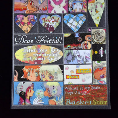 Oliwa Glitter Sticker – Dear Friend