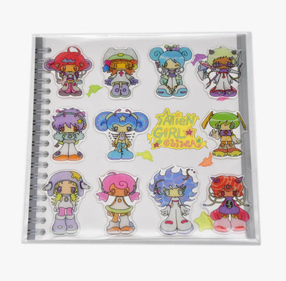 Oliwa My Alien Girls 3D Epoxy Glitter Sticker Sheet