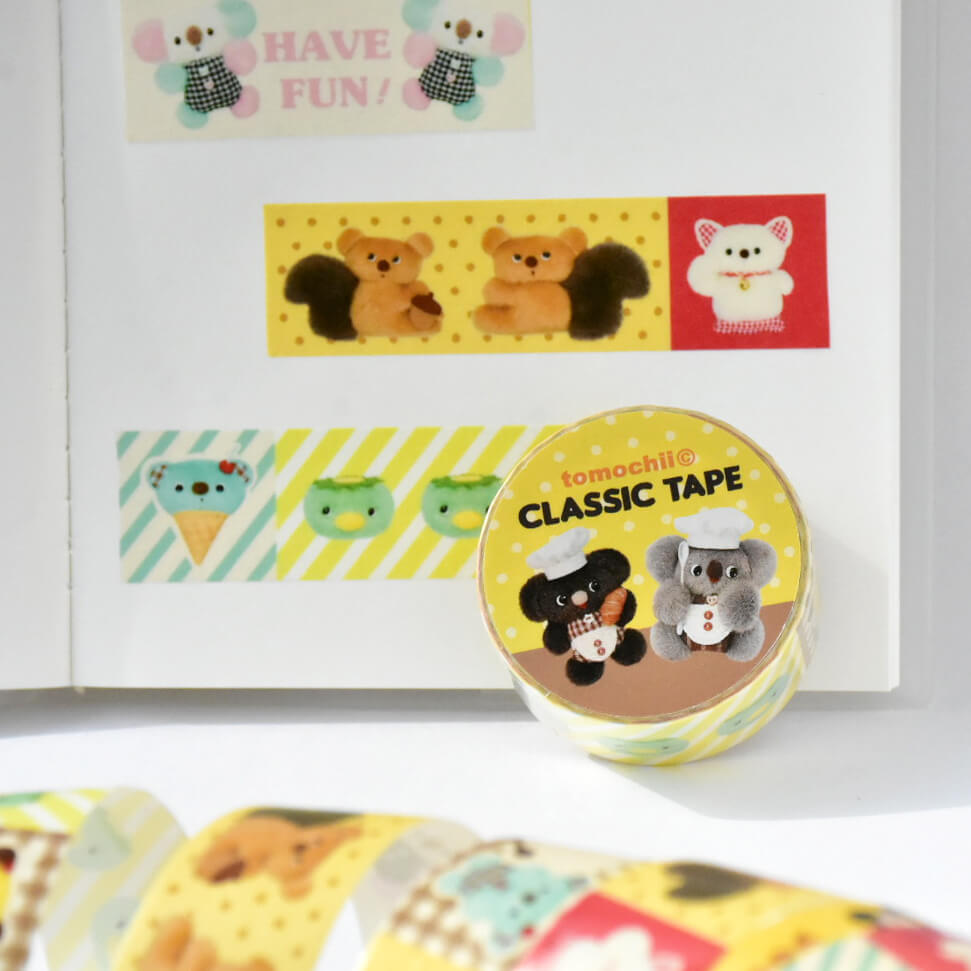 tomochii FRUITS Collection Plush Fruit Washi Tape – Classic