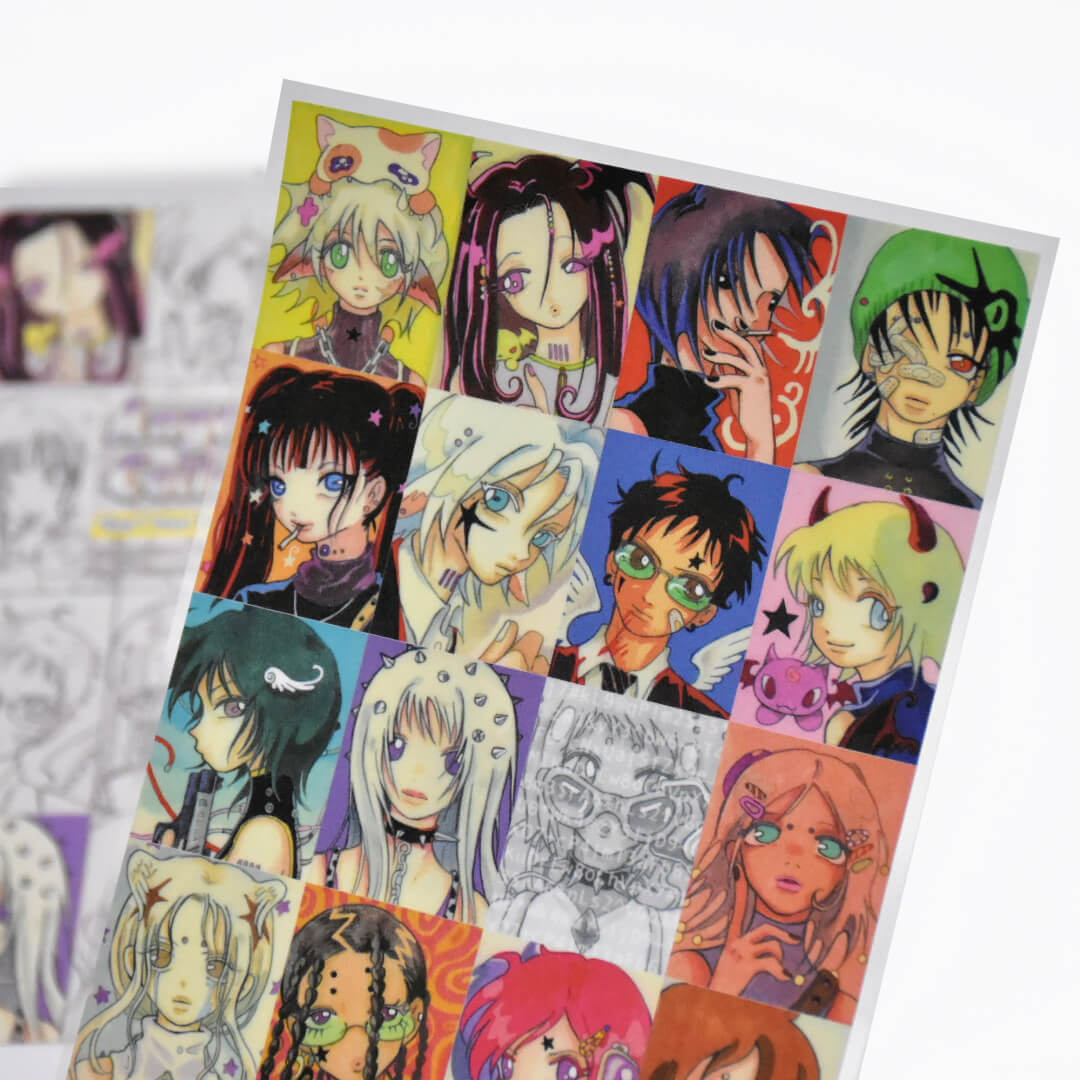 Oliwa Angelic College Character Photo Grid Seamless Sticker