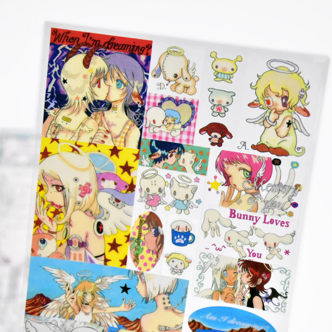 oliwa Angel’s Lullaby Seamless Grid Sticker