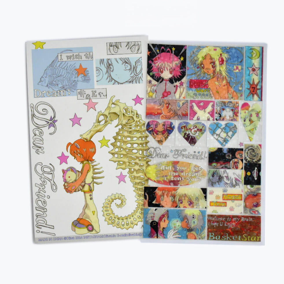 Oliwa Glitter Sticker – Dear Friend