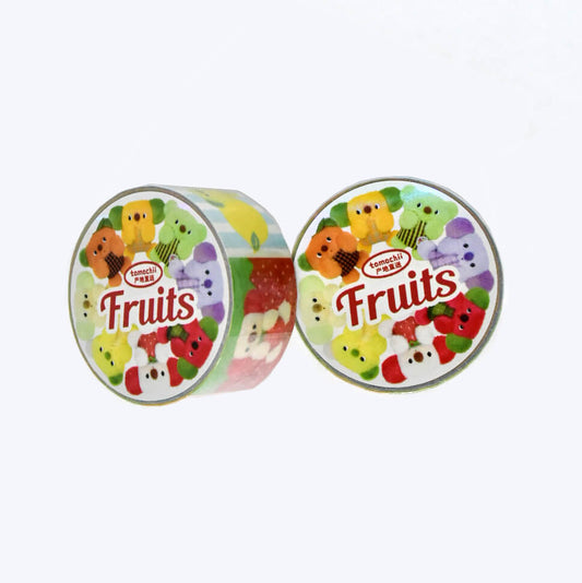 tomochii FRUITS Collection Plush Fruit Washi Tape – Fruit Dolls