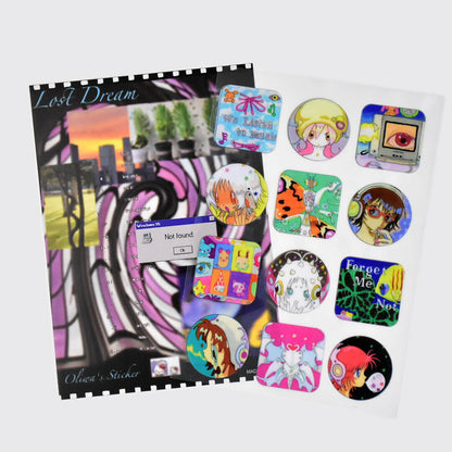 Oliwa Lost Dream PVC 3D Sticker Sheet