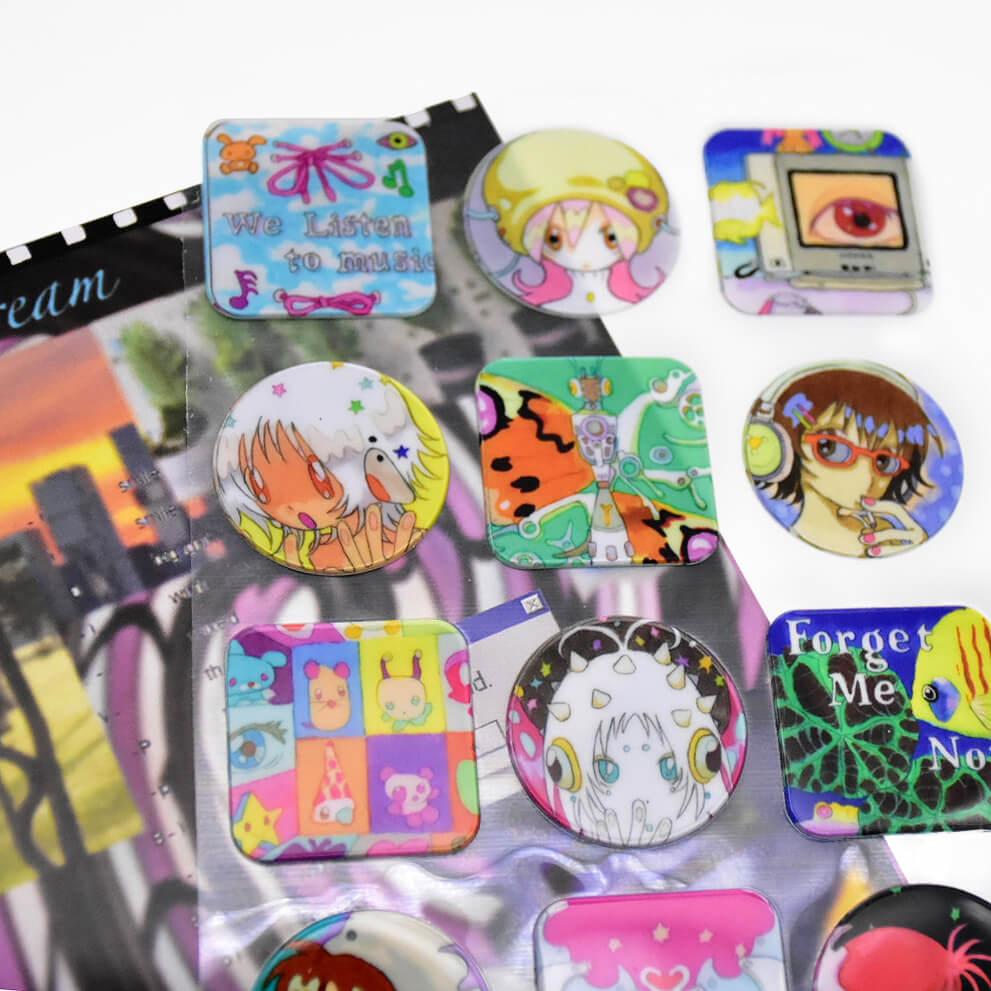 Oliwa Lost Dream PVC 3D Sticker Sheet