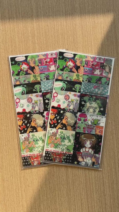 Oliwa Glitter Seamless Sticker – All of Them Are Aliens