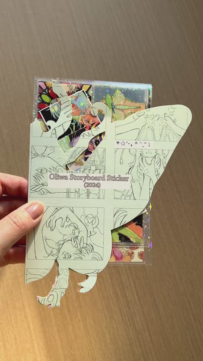 Oliwa Storyboard Sticker Set – “Fragments of Mind” 2024